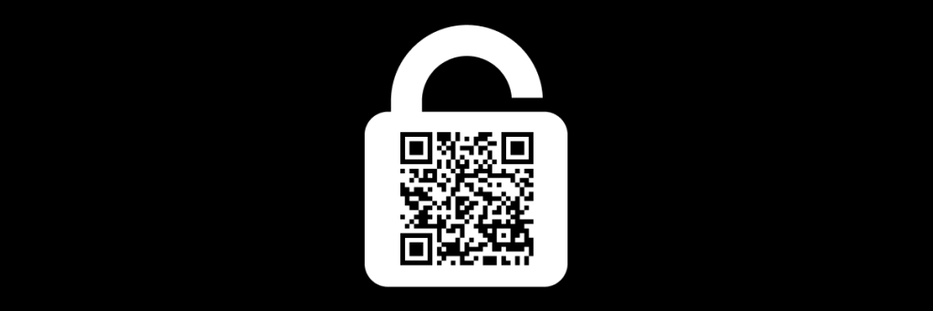 a lock with a qr code