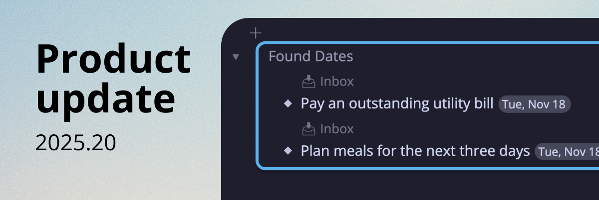 product update november